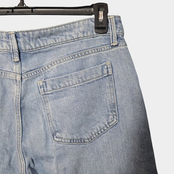 Lucky Brand Wide Leg Liquid Denim Luxe Palazzo Jeans in River 30 Capsule NWT - Picture 6 of 12